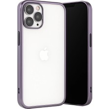 Eco Port Iphone 13 Pro Max Kılıf Razer Lensli Silikon - Mor