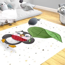 Momys Care Kutup Yıldızı Penguen Çocuk Odası Halı 100X160 cm