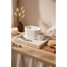 Mandalin Art Studio Oval Çok Amaçlı Dekoratif Saklama Kutusu