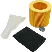 Teknik Durak Karcher Uyumlu Wd 3 Süpürge Silindirik Filtre ve Emici Seti