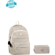 Niss Store Yeni Sezon Unisex Lisanslı Krinkıl Kumaş Okul, Sırt Çantası ve Iki Cepli Kalem Kutusu