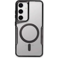 Eco Port Samsung Galaxy S24 Kılıf Boyi Magsafe Silikon Kapak - Siyah