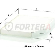 Fortera Polen Filtresi Tourneo Custom Transit  V363