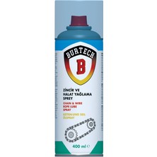 Burtech Zincir Yağlama Spreyi Halat Yağlayıcı Motosiklet Zincir Yağı Endüstriyel Yağlayıcı Sprey