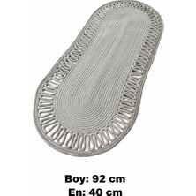 Ms Milasewing %100 Doğal Jüt El Örmesi Runner – Bohem ve Şık Masa Dekoru