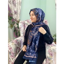 Ahsen Şal ve Aksesuar Scarfella  Desenli Natural Şal