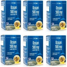 Orzax Ocean Balık Yağı 500MG 60 Kapsül 6 Adet