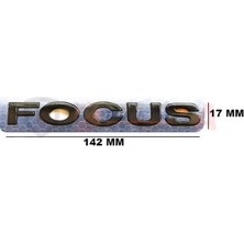 Fortera Bagaj Yazısı Siyah Focus 2004-2011