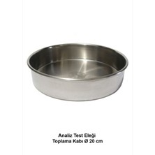 Labolist Analiz Test Eleği Için Toplama Kabı-20 cm