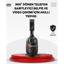 Zero Land Mtxdpn Sosyal Medya Içerikleri Için Otomatik Yüz Takipli 360° Döner Gimbal Stand