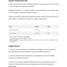 Orzax Ocean Hyaluronik Asit 150 Mg 30 Kapsül 3 Adet