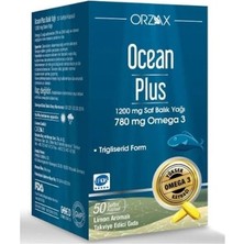 Orzax Ocean Plus 1200 Mg 50 Kapsül Blister Yeni Ambalaj