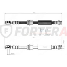 Fortera Fren Hortumu Ön Caddy Iv 2015-