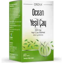 Orzax Ocean Green Tea 500MG 60 Kapsül - Yeşil Çay