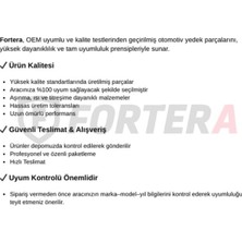 Fortera Cam Silgi Süpürgesi Arka 300 mm Renault