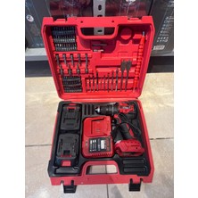 Eagletech 21V Çelik Mandren Kömürsüz Motor Darbeli Şarjlı Matkap Vidalama