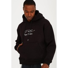 Kargasa 2pac Signature Oversize Unisex Siyah Sweatshirt