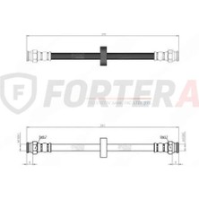 Fortera Fren Hortumu Arka Tempra Tipo Brava Marea 90-98