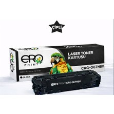 Ero Print CANON CRG-067HBK Muadil Toner - 3100 Sayfalık - Çipli Siyah Toner