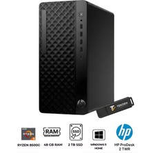 HP Amd Ryzen 5 8500G | 48 GB Ddr5 Ram | 2 Tb SSD | Windows 11 Home | Masaüstü Bilgisayar