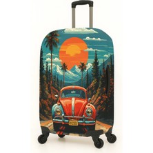 Trink Çanta Kumaş Valiz Kılıfı ve Bavul Kılıfı  (0-Ww3) Orta Boy