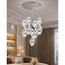 Yeni Model 5 Sarkıt Lüx LED Avize 3 Işık Seçeneği