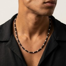 THEIA GemWorks Core — Inci, Lav Taşı & Hematit Erkek Kolye