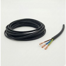 İNWATT Genel 10 Metre Cca Ttr Elektrik Uzatma Kablosu 3x2.5 Çok Telli Siyah