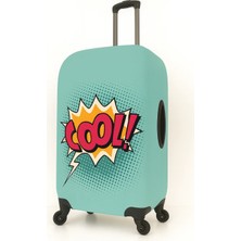 Trink Çanta Kumaş Valiz Kılıfı ve Bavul Kılıfı  (106-COOL) Orta Boy