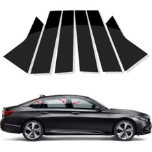 Honda Civic Fe1 2022+ Için Uyumlu Plastik Kapı Direk Kaplama Seti Piano