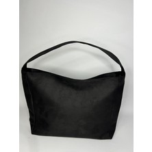 Özbu Büyük Boy Süet Omuz Çantası