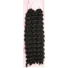 Nice Bulk Afro Su Dalgası Saç / Koyu Kestane