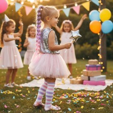 Balon Örgülü Lastikli At Kuyruğu / ACM06