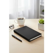 ArtMaster 2026 Ajanda Siyah Thermo Kapak 14X20 cm 1 Adet 168 Yaprak Çizgili Ajanda Okul Ev Ofis Ajandası Günlük Planlayıcı AJ992