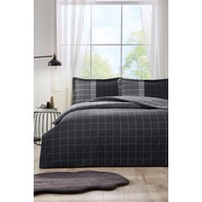 Özdilek Maskülen Çift Kişilik Nevresim Takımı Nera Siyah