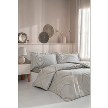 Özdilek Çift Kişilik Ranforce Nevresim Takımı Linea Ethnica Krem