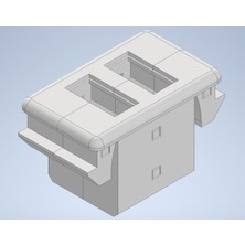 Çift Subaru Impreza WRX 2002-2007 USB Bağlantı Noktası Kapağı - K1042