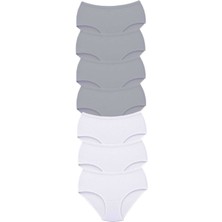 ModaSize 7 Adet Tutku Kadın Yüksek Bel Bato Kalın Lastik Külot S10