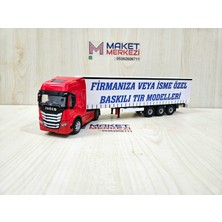 Özel Üretim 30 cm Boy 1/50 Iveco Sway Tır Maketi (Dorseye Isim Yazılır)