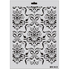 Rich Dantel Seri DN-912 Stencil 35X25 cm
