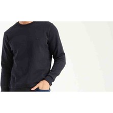 Lacoste Bisiklet Yaka Regular Fit Uzun Kol Lacivert