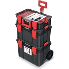 Tekerlekli 3 Parçalı Alet Çantası, Pratik ve Hafif Tasarım