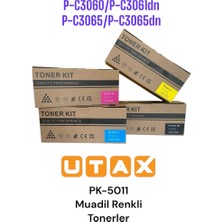 Copier Group ~muadil Toner~ Utax Uyumlu (Premium) PK5011/P-C3060/P-C3065/P-C3061 (100GR) 5k - Mavi
