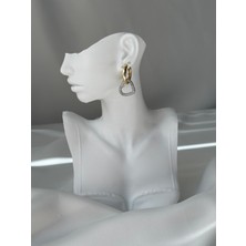 NB Steelora Premium Zirkon Sallantı Küpe