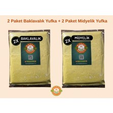 Hatay Yöresel Pazar 2 Paket Baklavalık Yufka + 2 Paket Midyelik Yufka