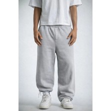 Velmora Fashion Erkek Baggy Alt Eşofman - Gri