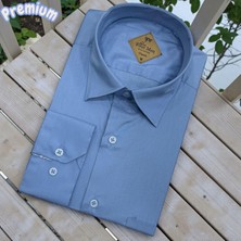 Eren Style Klasik %100 Cotton Uzun Kollu Terletmeyen 4 Mevsim Gömlek (Regular Kalıp)