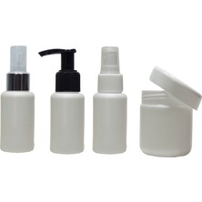 Paradise Seyehat Boy Boş Plastik Şişe Gelin,damat Hediye Seti 4 Lü