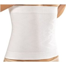 Beyaz Kadın Dikişsiz Bel Korse - 770