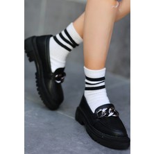 Biga Siyah Cilt  Ayakkabı